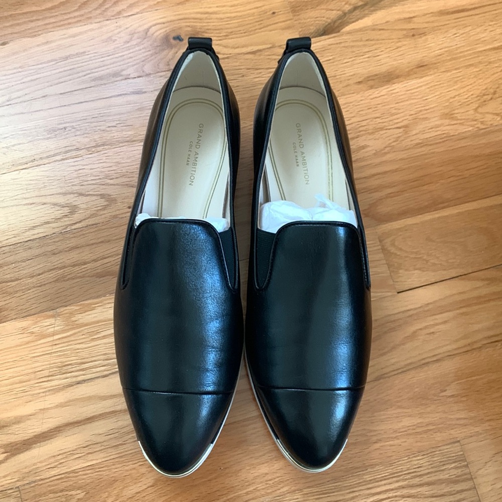 Coke Haan slip on sneakers
